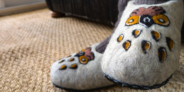Chaussons et pantoufles en feutre