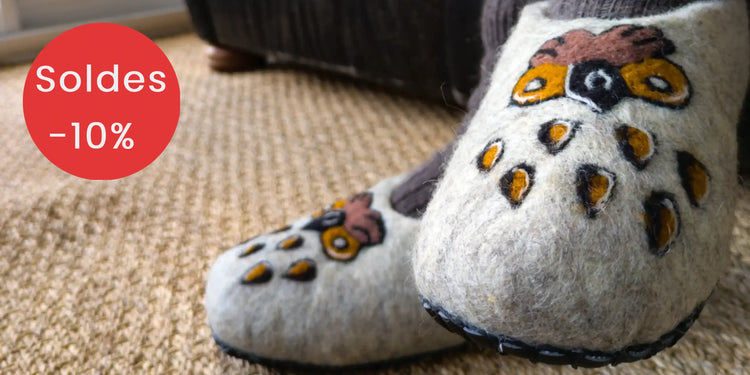 Chaussons en feutre